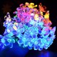 Solar Blossom Flower Fairy String Light 23FT 50LED Home Garden Wedding Decor