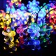 Solar Blossom Flower Fairy String Light 23FT 50LED Home Garden Wedding Decor