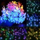 Solar Blossom Flower Fairy String Light 23FT 50LED Home Garden Wedding Decor