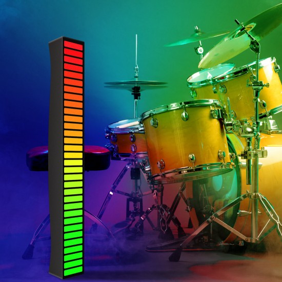 Sound Control RGB Pickup Atmosphere Light APP Control Music Ambient LED Night Light Bar Car Atmosphere Colorful Tube Lamp