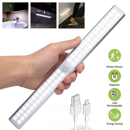 Wireless LED Cabinet Night Light Motion Sensor Light Closet Night Lamp for Kitchen Bedroom Staircase Lighting