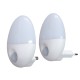 XS-008 US Plug 2W 110V Infrared Human Body Induction Lamp Plug-in PIR Motion Sensor Night Light