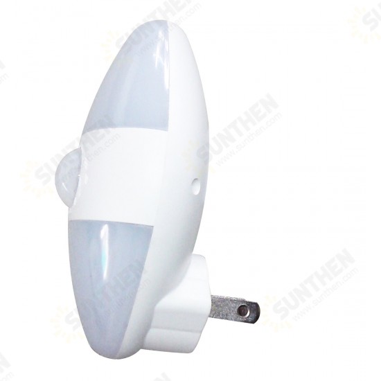 XS-009 US Plug 2W 110V/220V Infrared Human Body Induction Lamp Plug-in PIR Motion Sensor Night Light