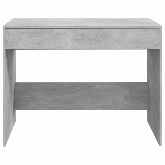 Desk Concrete Gray 39.8inchx19.7inchx30.1inch Chipboard