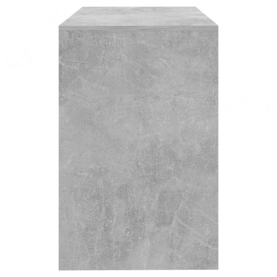 Desk Concrete Gray 39.8inchx19.7inchx30.1inch Chipboard