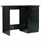 Desk High Gloss Black 39.4inchx19.7inchx29.9inch Engineered Wood