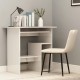 Desk High Gloss White 31.5inchx17.7inchx29.1inch Engineered Wood