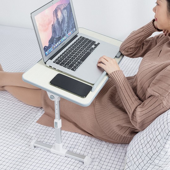 Foldable Laptop Desk Adjustable Height Computer Notebook Desk Breakfast Serving Table Bed Tray Home Office Furniture