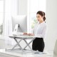 28inchx19inch Electric Height Adjustable Standing Desk Sit-Stand Desk Laptop Desk App Control memory function