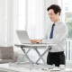 28inchx19inch Electric Height Adjustable Standing Desk Sit-Stand Desk Laptop Desk App Control memory function