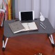 Portable Foldable Laptop Desk with Phone Slot Cup Holder Lazy Bed Study Desk for Home Office