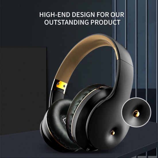 EL-B5 Wireless bluetooth Headphone Super Bass Stereo NFC Foldable Head-Mounted Sports Gaming Headset with Mic