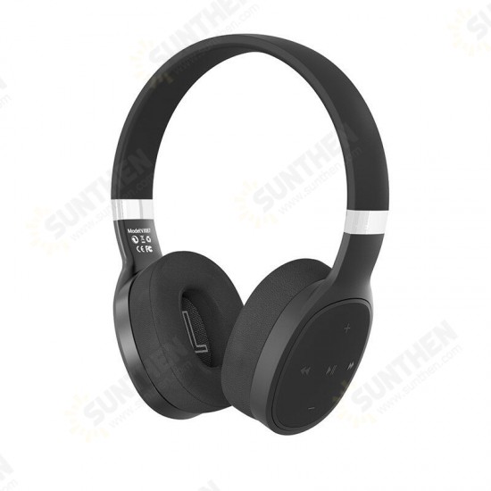 VJ087 Wireless bluetooth 5.0 Headphone Deep Bass HiFi Stereo Sound Head-mounted Portable Foldable Sports Headset With Microphone