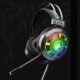 RGB Luminescent 3.5mm Audio Jack Wired Gaming Headphone Stereo Sound Headset With LED Microphone Audio Cable