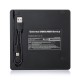 USB 3.0 Type C External CD DVD Drive Dual Port DVD-RW Player Portable Optical Drive Burner Writer Rewriter High Speed Data Transfer for PC Laptop OS Windows 7/8/10