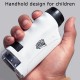 60X-120X Handheld Microscope Magnifier Camera with LEDs and Stand for Kids