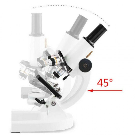 640X 1280X 2400X HD Biological Microscope Monocular Student Education Laboratory