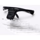 9892B 1.0/1.5/2.0/2.5/3.5X Headband Magnifier Magnifying Glass Eye Repair Loupe 2 LED Light with 5Pcs Glasses