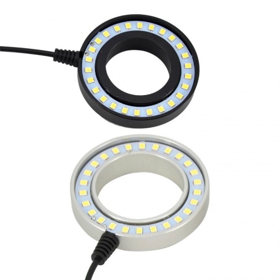 Adjustable 26 LED Ring Light illuminator Lamp For Industry Stereo Microscope USB Power