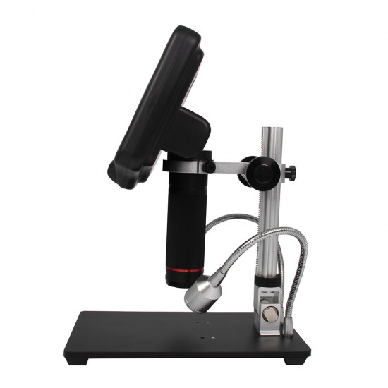 AD407 3D HDMI Digital Microscope 7 inch Screen Electronic Soldering Microscope for Phone Repair with Adjustable Stand