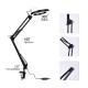 Lighting LED 5X 740mm Magnifying Glass Desk Lamp with Clamp Hands USB-powered LED Lamp Magnifier with 3 Modes Dimmable