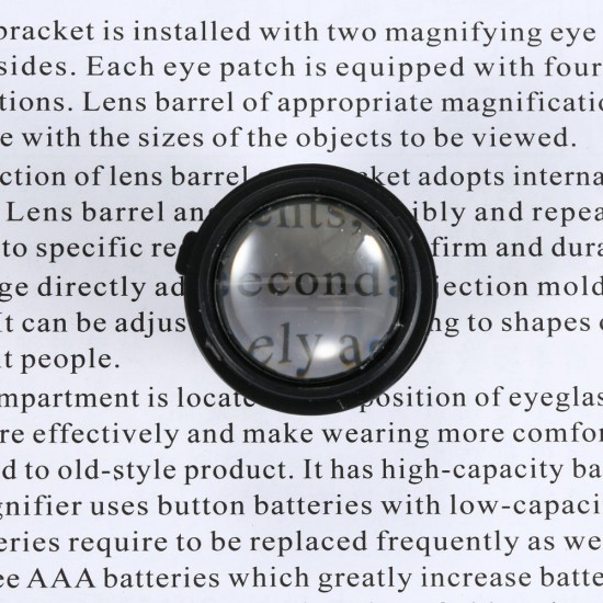 Portable Head Wearing Magnifying Glass 10X 15X 20X 25X LED Double Eye Repair Magnifier Loupe