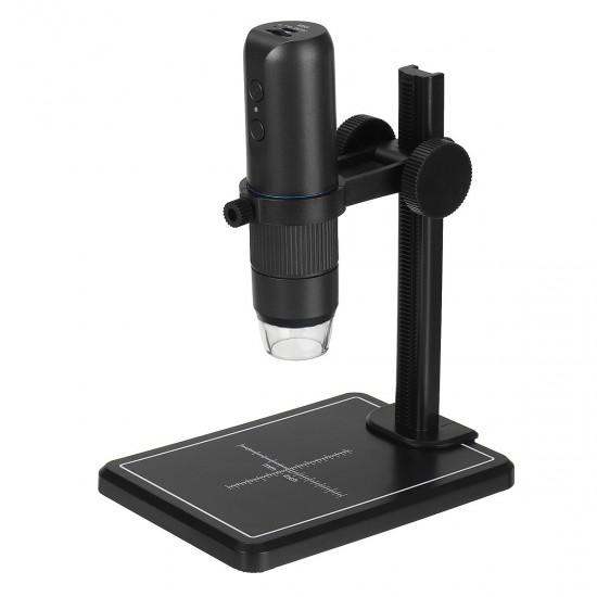 Portable USB Wifi Microscope 8 LED Light Adjustable Dimmer Real-Time 0-1000X Practical Handheld Magnifier Camera