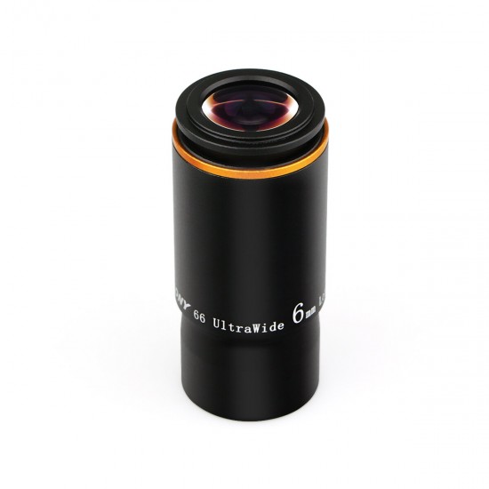 Fully Multi-Coated 1.25inch 6mm Ultra Wide Angle Eyepiece for Astronomical Telescope