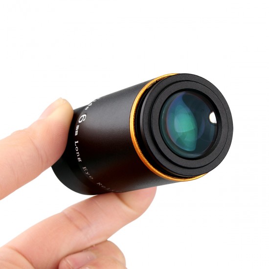 Fully Multi-Coated 1.25inch 6mm Ultra Wide Angle Eyepiece for Astronomical Telescope