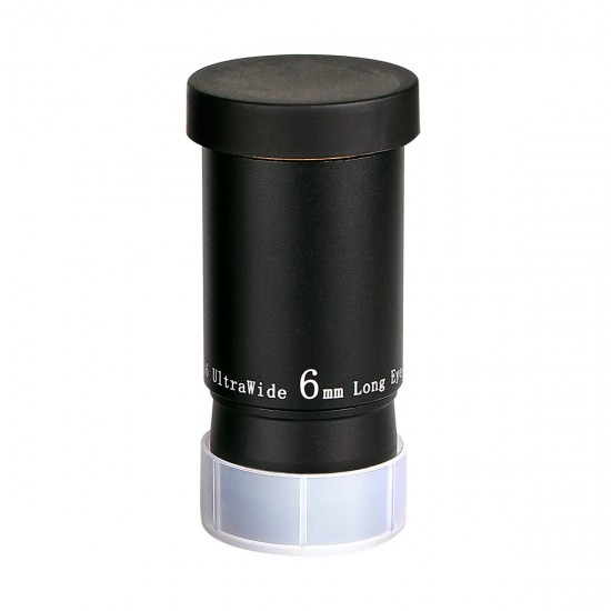 Fully Multi-Coated 1.25inch 6mm Ultra Wide Angle Eyepiece for Astronomical Telescope