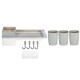 3/4 Cups Magnetic Toothbrush Rack Strong Bearing Toothbrush Holder Toothpaste Holder