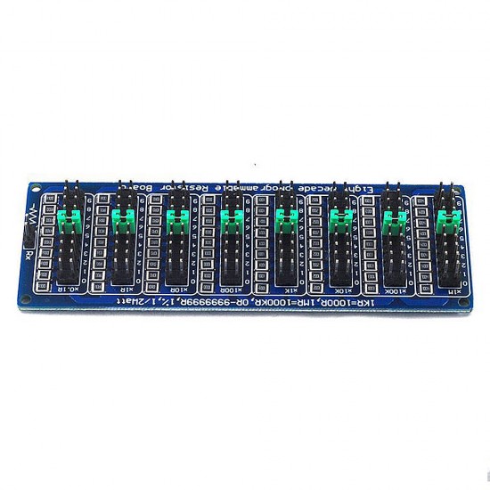 0.1R-9999999R Programmable Resistor Resistance Board Eight Decade 0.1R Accuracy 1% 1/2 Watt Module Board