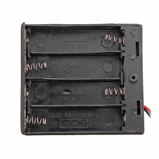 3pcs 4 Slots AA Battery Box Battery Holder Board with Switch for 4xAA Batteries DIY kit Case