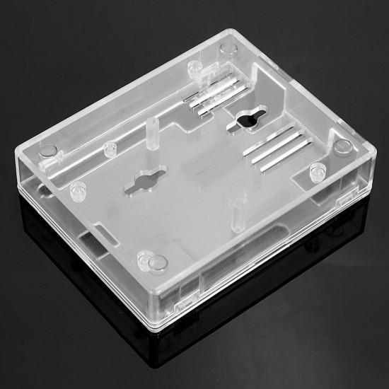 ABS Transparent Case Plastic Cover Support UNO R3 Module for Arduino - products that work with official Arduino boards