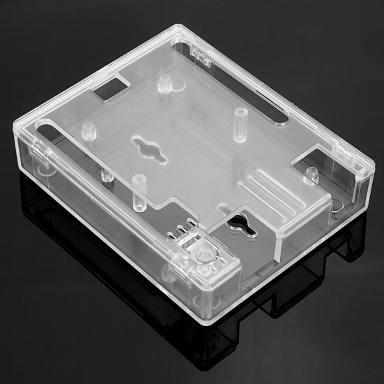 ABS Transparent Case Plastic Cover Support UNO R3 Module for Arduino - products that work with official Arduino boards