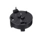 CR1220 Battery Holder In-line Button Battery Cell Sockets Case Black Plastic Housing