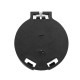 CR1220 Battery Holder In-line Button Battery Cell Sockets Case Black Plastic Housing Module