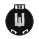 CR1220 Battery Holder In-line Button Battery Cell Sockets Case Black Plastic Housing Module