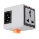 AC Socket Connector RS485 AC Outlet 10A Support Mutiple Device Series Connection STM32F030F4