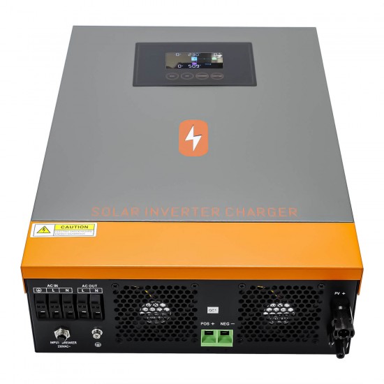 DC24V 48V 3.6KW 6.2KW Solar Inverter Pure Sine Wave Inversor PV Input Max DC 500V MPPT 120A Solar Controller