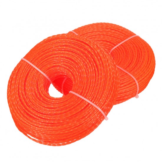 2.4/2.7/3.0 mm Commercial Spiral Twist Trimmer Line Whipper Snipper Cord