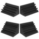 4Pcs Corner Acoustic Bass Trap Acoustic Foam for Wall Soundproof Sponge Absorption