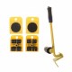 5pcs Furniture Mover Tool Set Furniture Transport Lifter Heavy Stuffs Moving Tool Wheeled Mover Roller Bar Hand Tools set