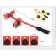 5pcs Furniture Mover Tool Set Furniture Transport Lifter Heavy Stuffs Moving Tool Wheeled Mover Roller Bar Hand Tools set