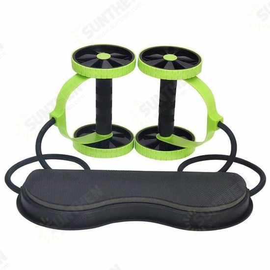 Abdominal Wheel Home Abdominal Muscle Wheel Fitness Wheel Roller Mute Pull Rope Multifunctional Slimming Abdominal Device