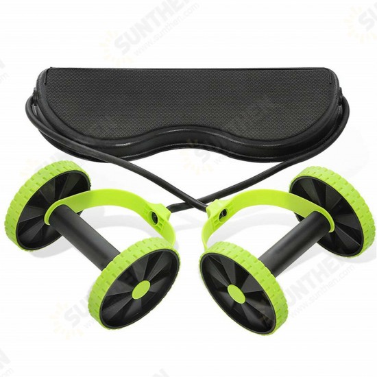 Abdominal Wheel Home Abdominal Muscle Wheel Fitness Wheel Roller Mute Pull Rope Multifunctional Slimming Abdominal Device