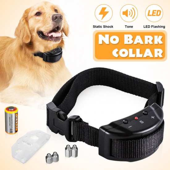 Anti Bark No Barking Remote Electric Shock Vibration Dog Pet Training Collar