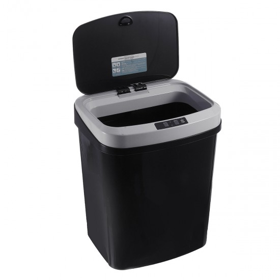 Automatic Intelligent Sensor Trash Bin Household Living Room Kitchen Bedroom Bathroom Trash Plastic Bin