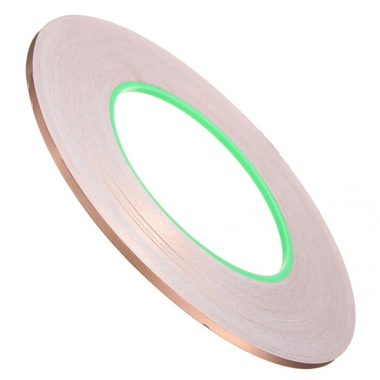 Copper Foil Tape 3mmx50m Conductive Adhesive Conductive Shielded Tape