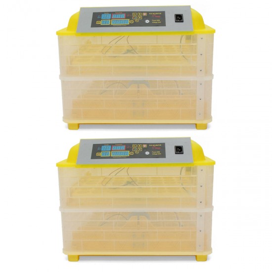 Digital Automatic 112 Eggs Incubator Egg Hatching Machine Incubator US EU Plug